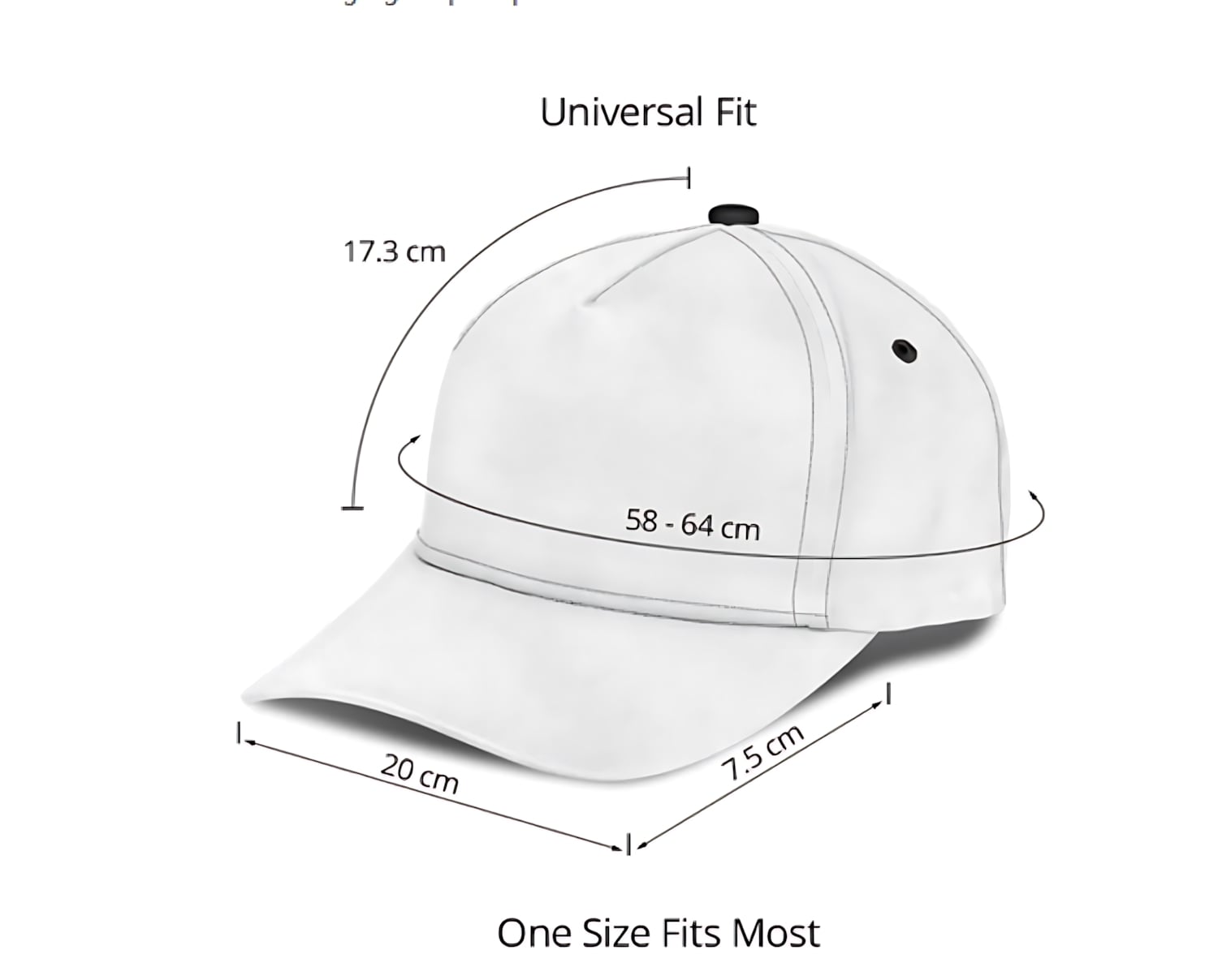 Baseball Cap size